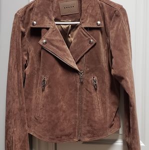 Blanknyc suede moto jacket